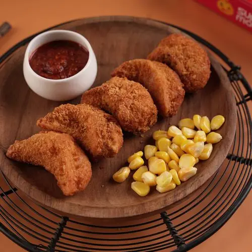 Corn and Cheese Kurkure Momo